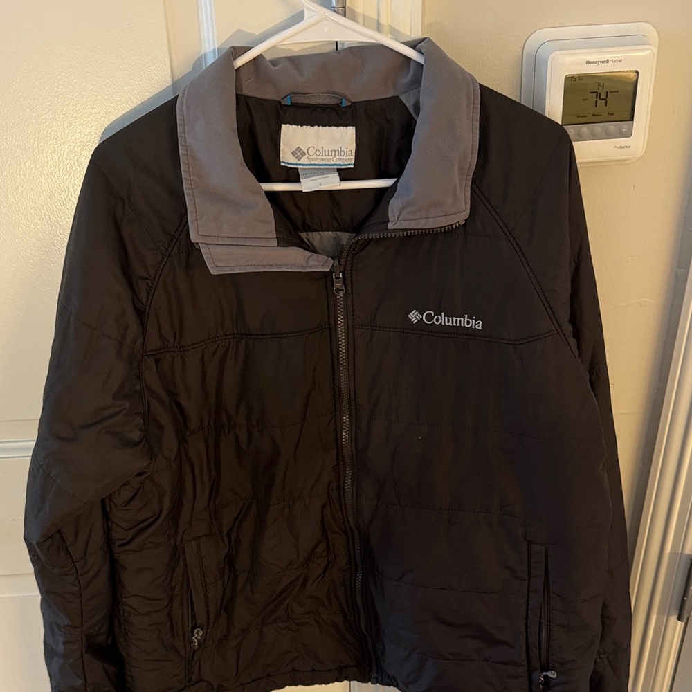Columbia Two-Tone Black and Gray Jacket